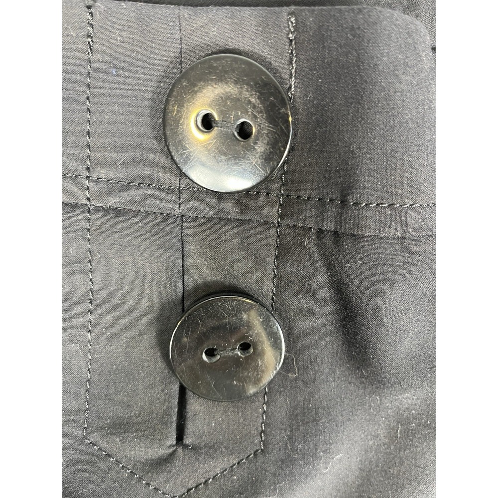 Sailor Pants SHARAGANO Womens Size 4 Black Wide Leg Career Dressy/Casual - Picture 4 of 12